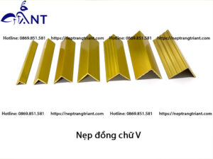 Nẹp đồng chữ V
