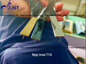nẹp inox t10 mm
