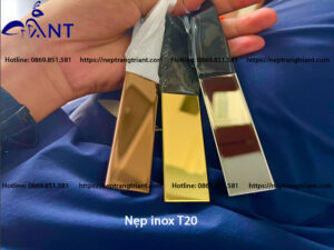 Nẹp inox T20 mm