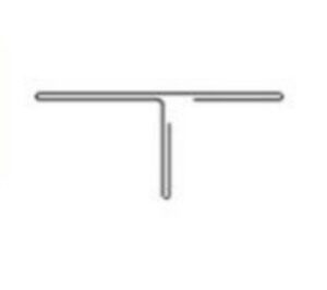 Nẹp inox T dập tròn cạnh