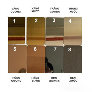 Bảng màu inox 304