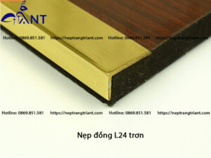 Nẹp đồng L24 trơn