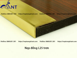 Nẹp đồng L25 trơn