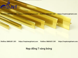 Nẹp đồng T đá hoa cương