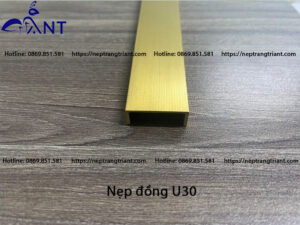 Nẹp đồng U30