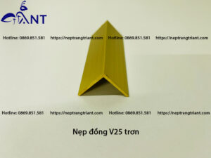 Nẹp đồng V25 trơn