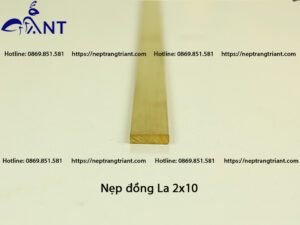 Nẹp đồng La 2x10