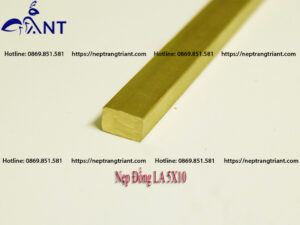 Nẹp đồng La 5x10
