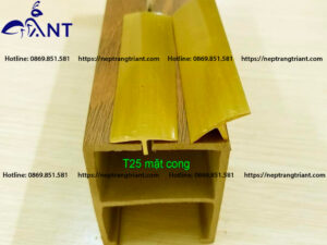 Nẹp đồng T25 mặt trơn
