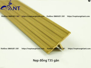 Nẹp đồng chống trơn T35 gân