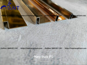 Nẹp inox góc vuông P5