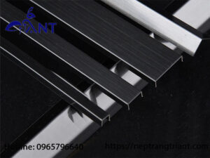 Nẹp inox U màu đen