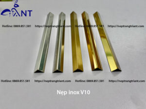 nẹp inox V10 mm