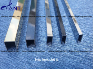 Nẹp inox chữ U 2