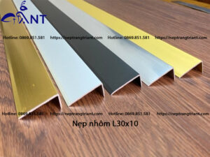 Nẹp nhôm L30x10