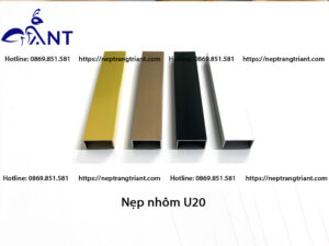 Nẹp nhôm U20