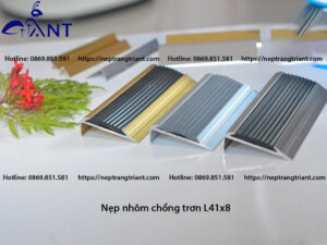 Nẹp nhôm chống trơn L41x8