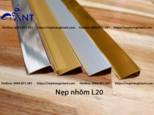 Nẹp nhôm L20x10