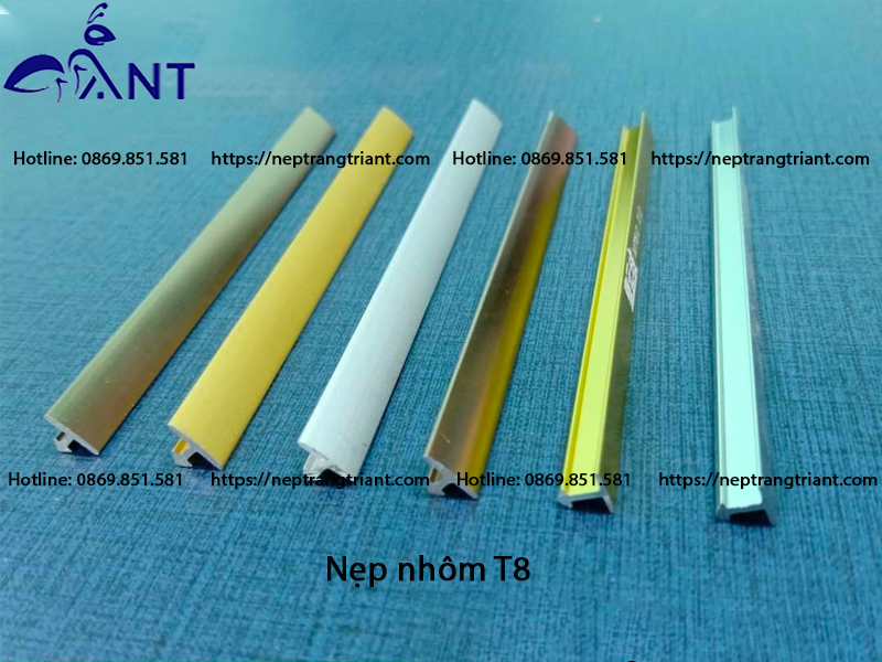 Nẹp nhôm T8