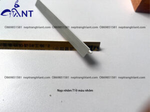 Nẹp nhôm T10 màu nhôm