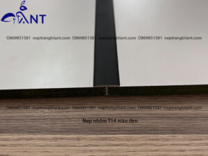 Nẹp nhôm T14 màu đen