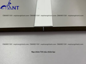 Nẹp nhôm T30 màu nhôm