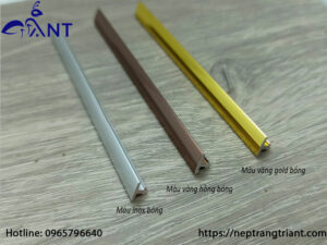 Nẹp nhôm T6 màu vàng hồng