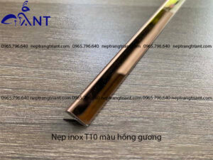 Nep inox T10 mau hong guong