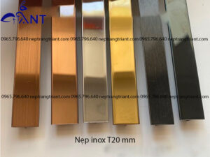 Nẹp inox T20 mm
