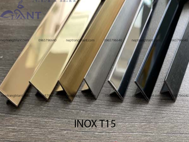 nẹp inox chữ t15 mm