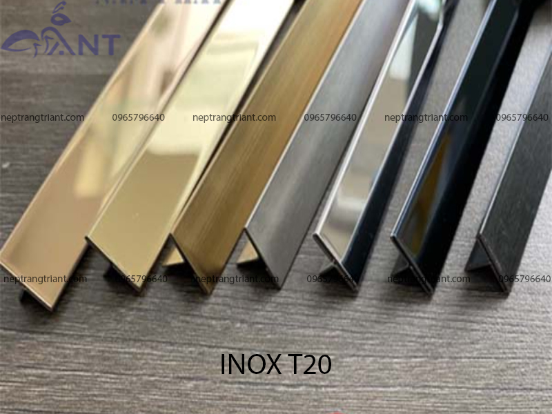 Nẹp inox chữ T20 mm