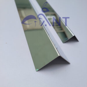 Nẹp inox 201 chữ V trắng gương 2