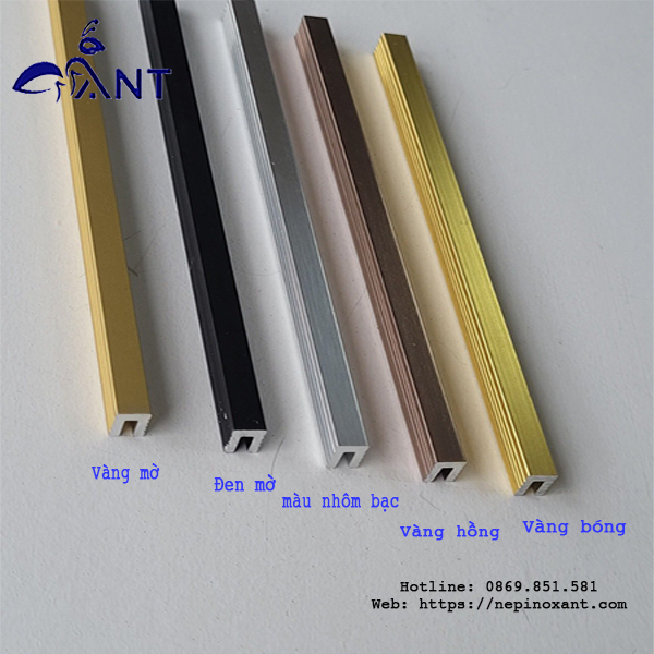 Nẹp nhôm U5mm