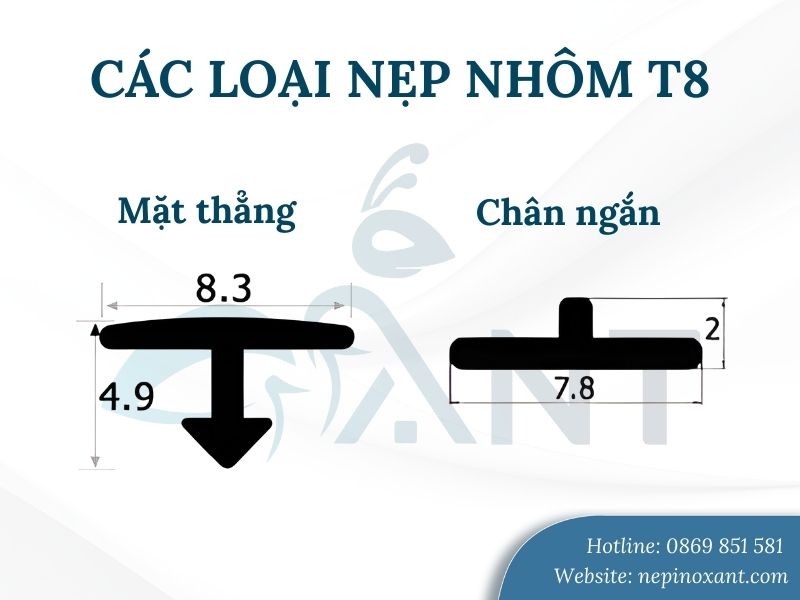 Nẹp Nhôm T8