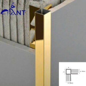 Nẹp inox ốp góc vuông