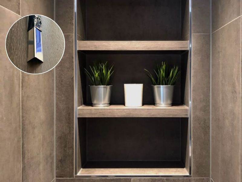 Ứng dụng của nẹp inox góc tường chữ V