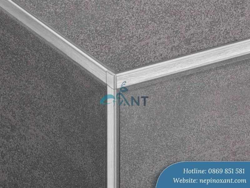 Nẹp inox dễ dàng lắp đặt