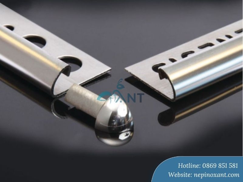 Nẹp inox YC bo góc tròn