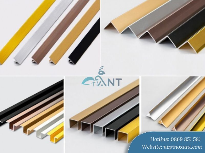Các loại nẹp nhôm tại ANT