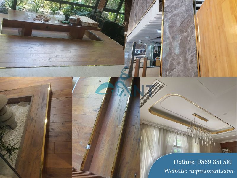 Gia công theo yêu cầu cho phép tạo nên những mẫu nẹp độc đáo, với kích thước, hình dáng và bề mặt hoàn thiện