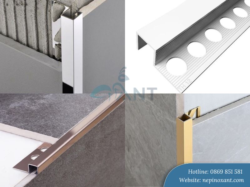 Phân loại các loại nẹp bo góc vuông