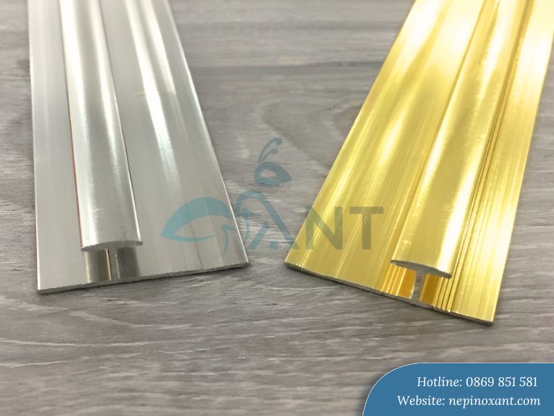 Nẹp chữ H có màu sắc phù hợp với mọi không gian