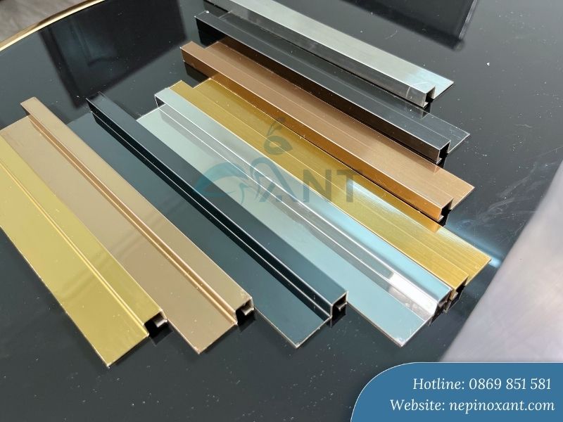 Nẹp inox góc vuông