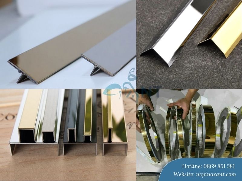 Nẹp chỉ tường inox