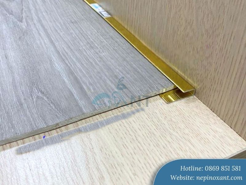Nẹp kết thúc sàn gỗ nhôm tại ANT