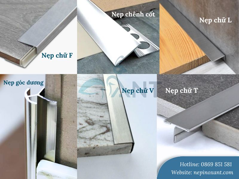 Phân loại các loại nẹp sàn phổ biến hiện nay