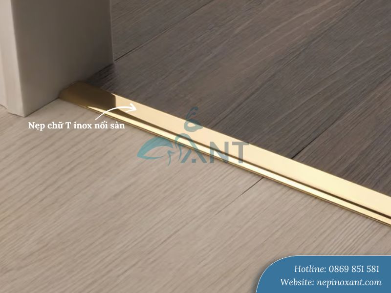 Nẹp sàn giúp tăng tính thẩm mỹ và che đi khuyết điểm cho sàn