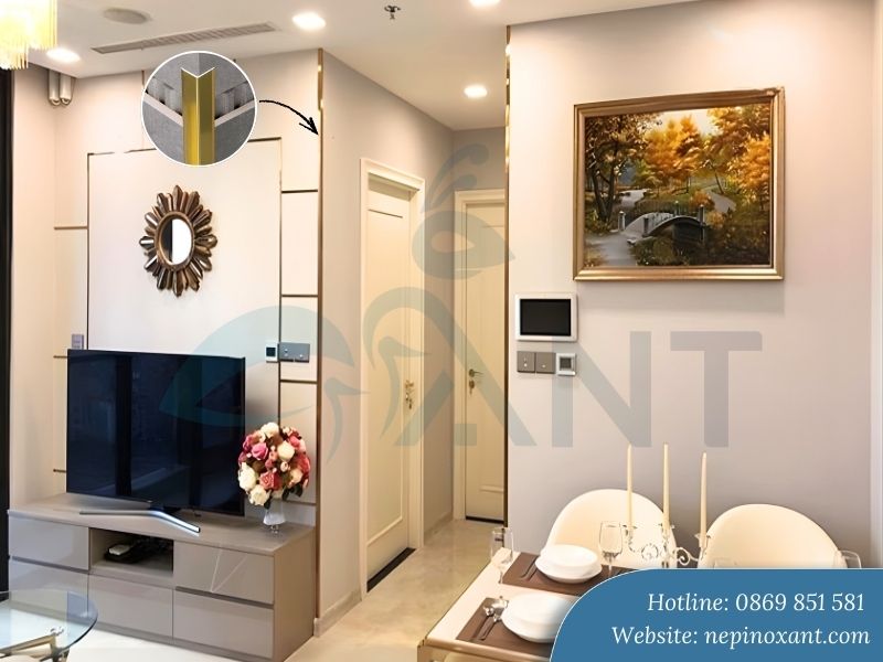 Vì sao nẹp cạnh tường inox là lựa chọn số 1 hiện nay?