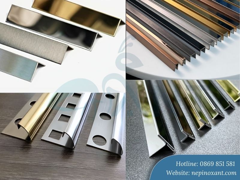 Các loại nẹp inox trang trí góc tường phổ biến nhất