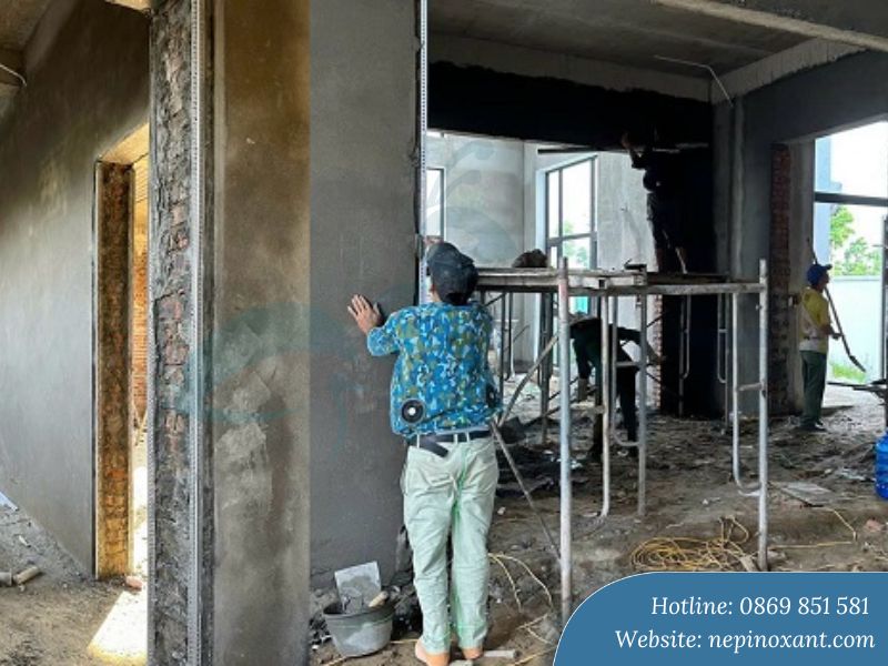 Quy trình lắp đặt nẹp trát góc tường chuẩn kỹ thuật